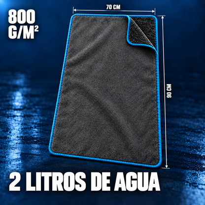 Toalla de secado para coche ultraabsorbente — 70 × 90 cm